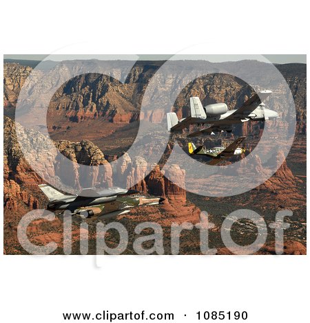 Military Aircraft Over Sedona, AZ - Free Stock Photography by JVPD