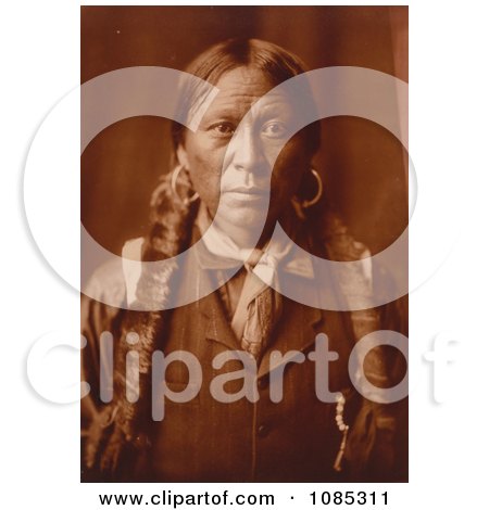 Native American Jicarilla Man - Free Historical Stock Photography by JVPD