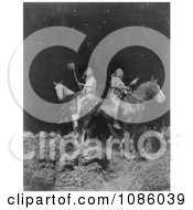 Nez Perce Men On Horseback Free Historical Stock Photography