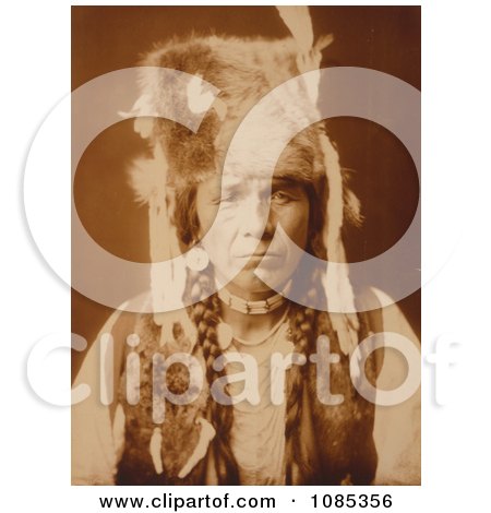 Nez Perce With Furcap - Free Historical Stock Photography by JVPD