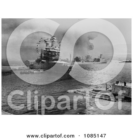 Oil Tanker USS Neosho During Attack on Pearl Harbor - Free Stock Photography by JVPD