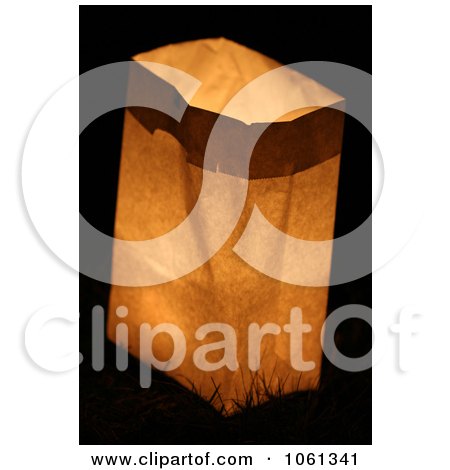 Photo Of Candle Burning In Paper Bag During Candlelight Vigil - Royalty Free Stock Photography by Kenny G Adams