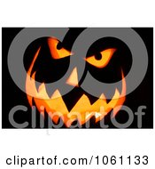 Photo Of Candle Burning Inside A Carved Pumpkin Royalty Free Halloween Stock Photography by Kenny G Adams