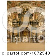 Photochrom Of The Chapel At Einsiedeln Abbey Switzerland Royalty Free Historical Stock Photography by JVPD