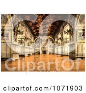 Photochrom Of The Gallery Of Henry II At Fontainebleau Palace Royalty Free Historical Stock Photo by JVPD
