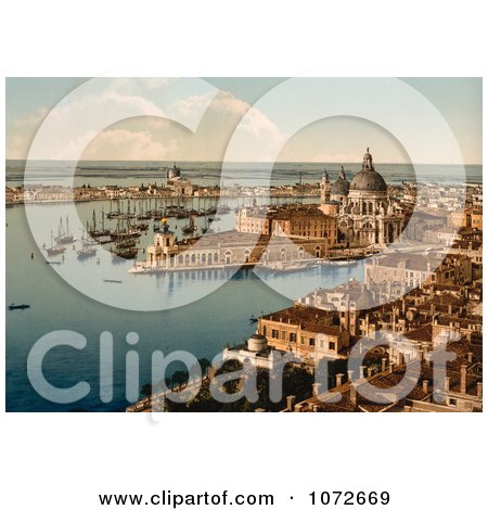 Photochrom of Venice - Royalty Free Historical Stock Photography by JVPD