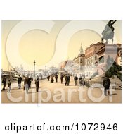 Photochrom Of Victor EmmanuelS Monument Venice Italy Royalty Free Historical Stock Photography
