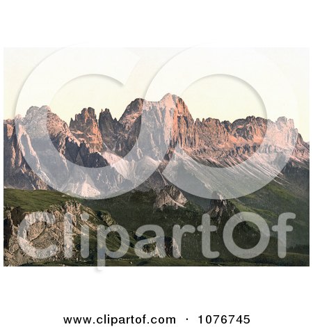 Rosengarten Mountain Group, Tyrol, Austria - Royalty Free Stock Photography  by JVPD