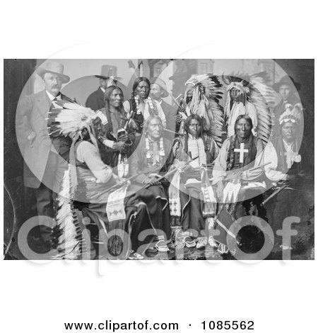 Sioux and Arrapahoe Native Americans - Free Historical Stock Photography by JVPD