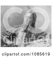 Sioux Indian Holding A Peace Pipe Free Historical Stock Photography