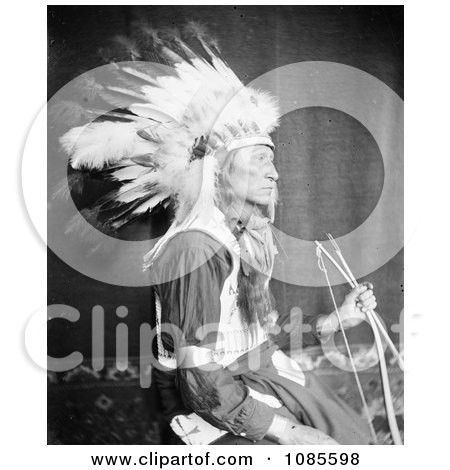 Sioux Indian Man, Chief Lone Bear - Free Historical Stock Photography by JVPD