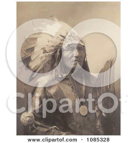 Sioux Indian Man Named He Dog - Free Historical Stock Photography by JVPD