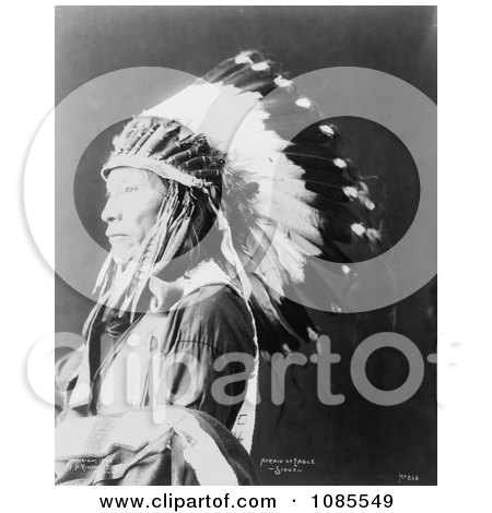 Sioux Indian Named Afraid of Eagle - Free Historical Stock Photography by JVPD