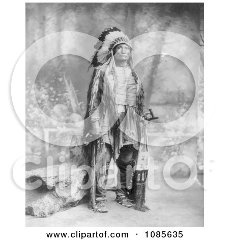 Sioux Indian Named Broken Arm - Free Historical Stock Photography by JVPD