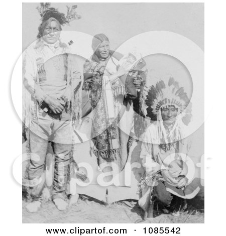 Sioux Indians, Grey Eagle and Family, Near Tipi - Free Historical Stock Photography by JVPD