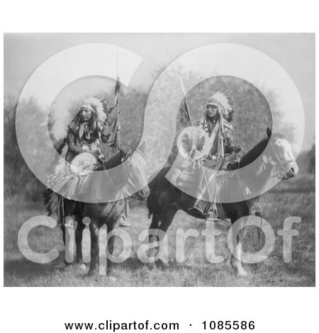 Sioux Indians on Horses - Free Historical Stock Photography by JVPD