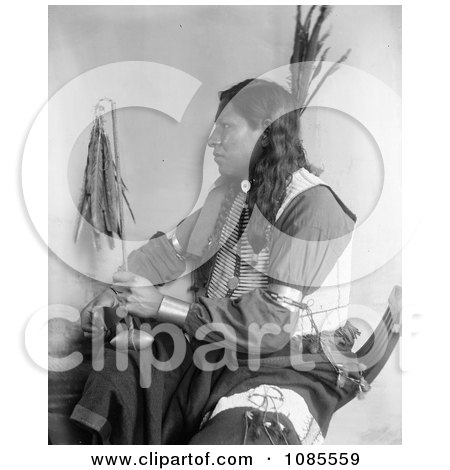 Sioux Man, Shooting Pieces - Free Historical Stock Photography by JVPD