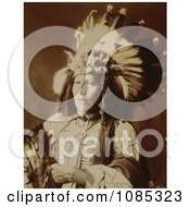 Sioux Native American Little Soldier Free Historical Stock Photography