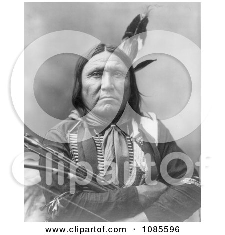 Sioux Native American Man, Bear Foot - Free Historical Stock Photography by JVPD