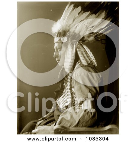 Sioux Native American Man Named Whirling Hawk - Free Historical Stock Photography by JVPD