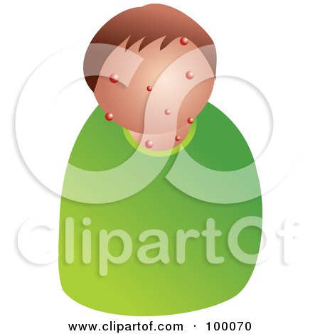 Royalty-Free (RF) Clipart Illustration of an Unhealthy Man With Acne by Prawny