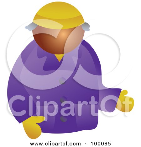 Royalty-Free (RF) Clipart Illustration of a Guy In Winter Clothing by Prawny