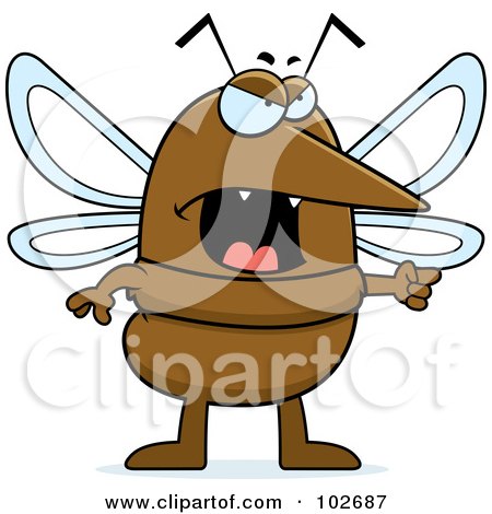 Lineart Clipart of a Cartoon Black and White Happy Mosquito in Winter  Clothes - Royalty Free Outline Vector Illustration by Cory Thoman #1324612