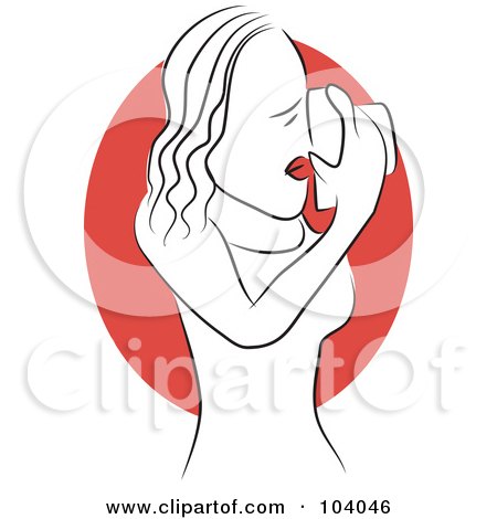 Royalty-Free (RF) Clipart Illustration of a Woman Photographer by Prawny