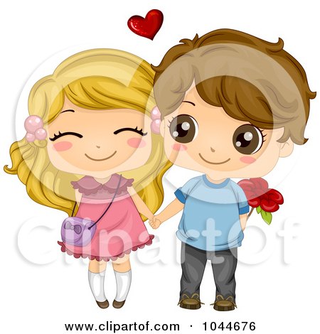 Boy And Girl Holding Hands Cartoon Images