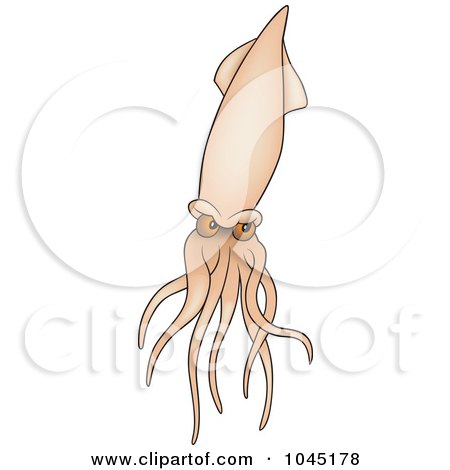 Royalty-Free (RF) Clip Art Illustration of a Sleeve Fish - 2 by dero