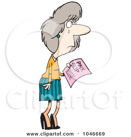 https://images.clipartof.com/small/1046669-Royalty-Free-RF-Clip-Art-Illustration-Of-A-Cartoon-Crying-Businesswoman-Holding-A-Pink-Slip.jpg