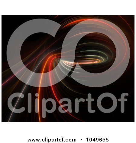 Royalty-Free (RF) Clip Art Illustration of a Spiraling Fractal Whirlpool by Arena Creative