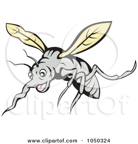 Royalty-Free (RF) Clip Art Illustration of a Skeeter by patrimonio