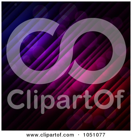 Royalty-Free Vector Clip Art Illustration of a Colorful Background Of Lines And Bubbles by KJ Pargeter