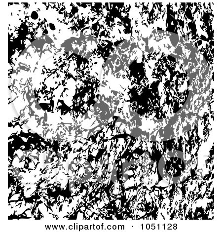 Royalty-Free Vector Clip Art Illustration of a Black And White Texture - 14 by Cherie Reve