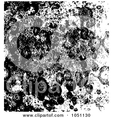Royalty-Free Vector Clip Art Illustration of a Black And White Texture - 13 by Cherie Reve