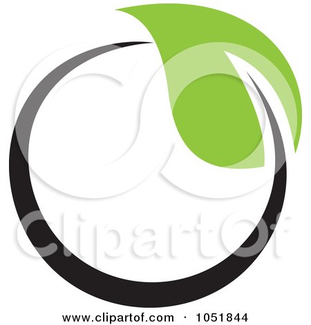 Royalty-Free Vector Clip Art Illustration of a Seedling Plant Ecology Logo - 8 by elena
