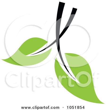 Royalty-Free Vector Clip Art Illustration of a Seedling Plant Ecology Logo - 27 by elena