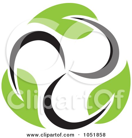 Royalty-Free Vector Clip Art Illustration of a Seedling Plant Ecology Logo - 21 by elena