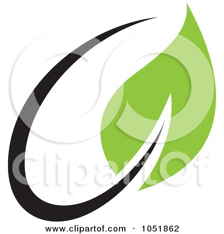 Royalty-Free Vector Clip Art Illustration of a Seedling Plant Ecology Logo - 16 by elena