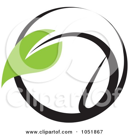 Royalty-Free Vector Clip Art Illustration of a Seedling Plant Ecology Logo - 11 by elena