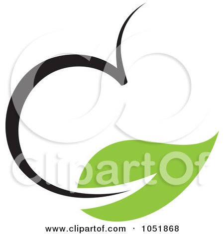 Royalty-Free Vector Clip Art Illustration of a Seedling Plant Ecology Logo - 17 by elena