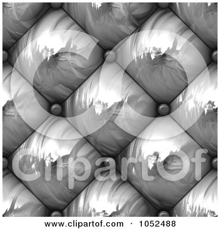 Royalty-Free 3d Clip Art Illustration of a 3d Seamless Silver Upholstery Background Texture by Arena Creative