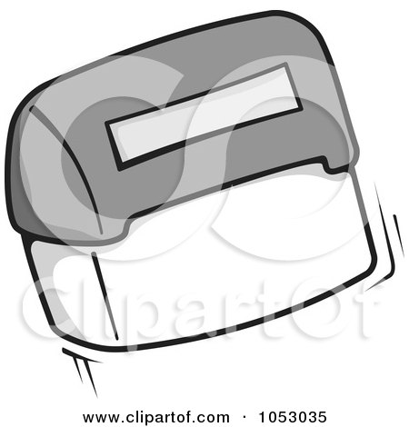 Royalty-Free Vector Clip Art Illustration of a Flip Rubber Stamp by Any Vector