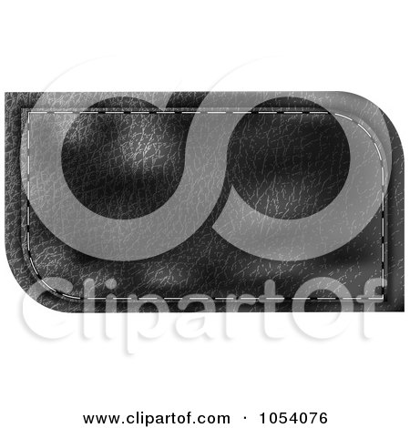 Royalty-Free Vector Clip Art Illustration of a Black Leather Business Card Holder by vectorace