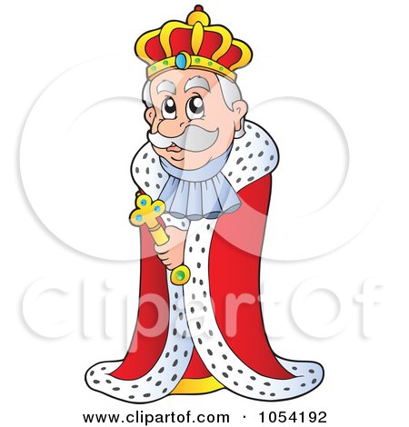 Royalty-Free Vector Clip Art Illustration of a King by visekart
