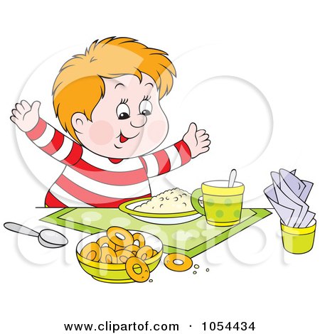Royalty Free Eating Illustrations by Alex Bannykh Page 1