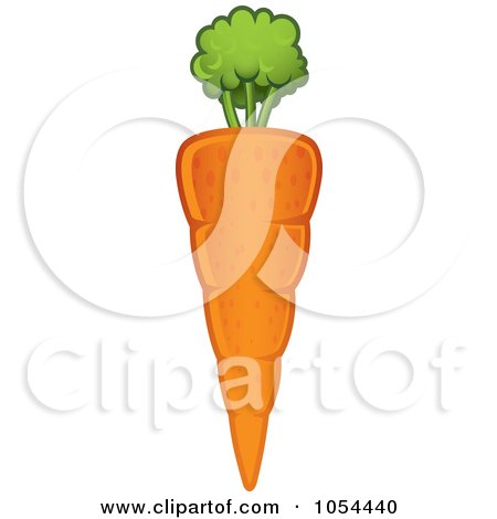 Royalty-Free Vector Clip Art Illustration of a Carrot by TA Images