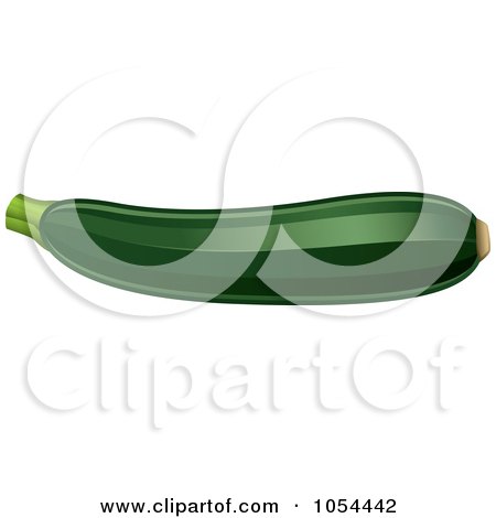Royalty-Free Vector Clip Art Illustration of a Zucchini by TA Images