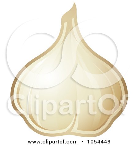 Royalty-Free Vector Clip Art Illustration of a Garlic Bulb by TA Images